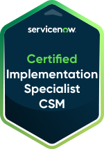 Credential Badge - Mainline - Certified Implementation Specialist CSM.png